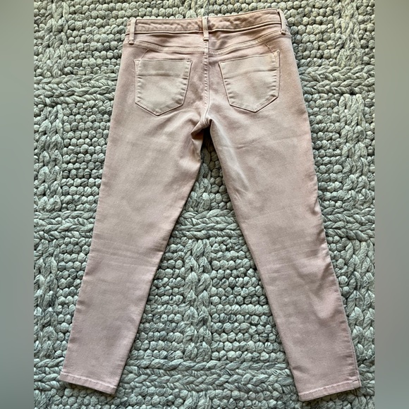 Mossimo Denim blush pink mid rise crop jegging - Picture 2 of 11
